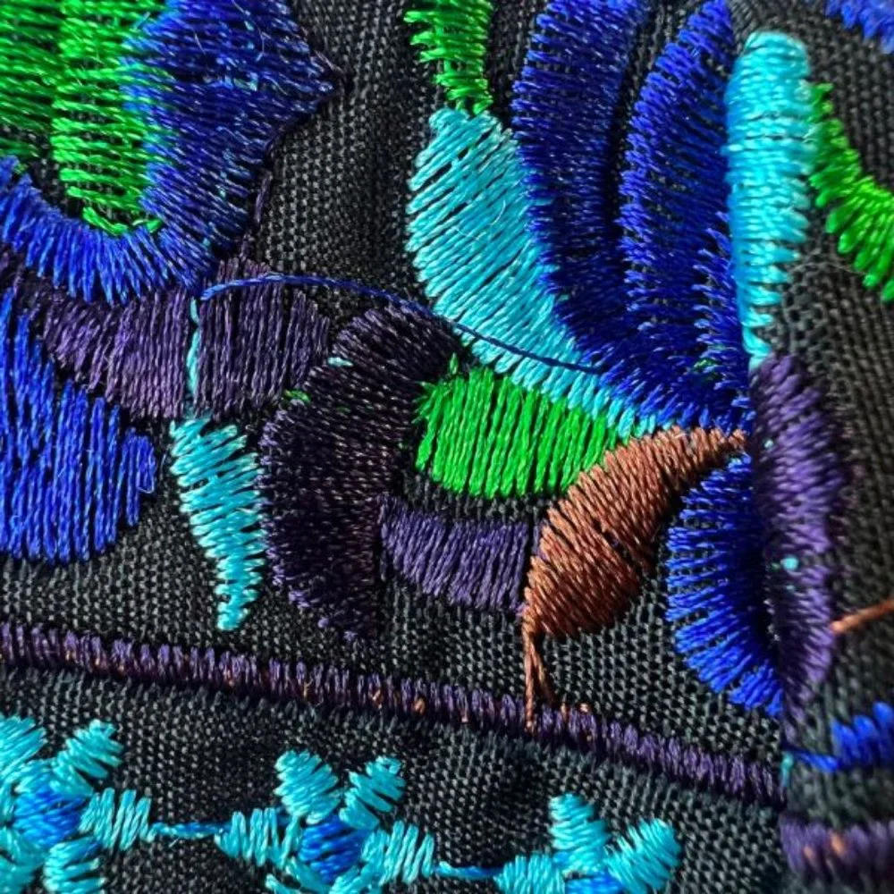 Thai Hand Crafted Artisan Embroidered Clutch